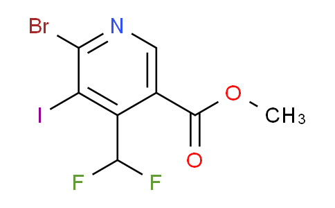 AM121801 | 1804891-58-4 | Methyl 2-bromo-4-(difluoromethyl)-3-iodopyridine-5-carboxylate