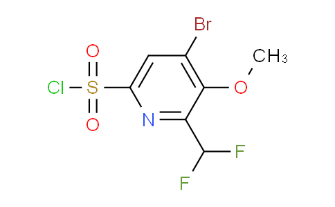 AM121809 | 1805928-34-0 | 4-Bromo-2-(difluoromethyl)-3-methoxypyridine-6-sulfonyl chloride