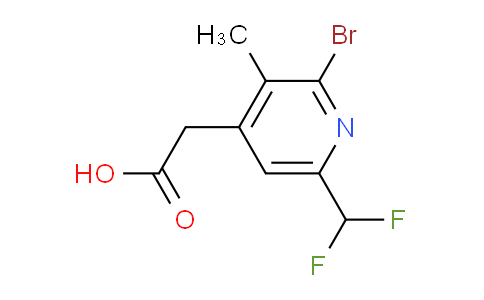 AM121810 | 1805241-45-5 | 2-Bromo-6-(difluoromethyl)-3-methylpyridine-4-acetic acid