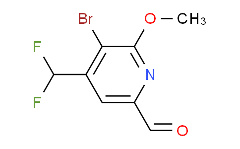 AM121821 | 1804857-17-7 | 3-Bromo-4-(difluoromethyl)-2-methoxypyridine-6-carboxaldehyde