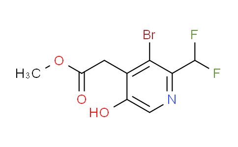 AM121826 | 1806874-46-3 | Methyl 3-bromo-2-(difluoromethyl)-5-hydroxypyridine-4-acetate