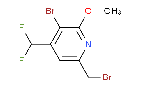 AM121827 | 1805163-59-0 | 3-Bromo-6-(bromomethyl)-4-(difluoromethyl)-2-methoxypyridine