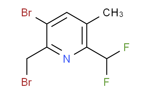 AM121833 | 1805343-11-6 | 3-Bromo-2-(bromomethyl)-6-(difluoromethyl)-5-methylpyridine