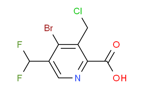 AM121834 | 1806972-67-7 | 4-Bromo-3-(chloromethyl)-5-(difluoromethyl)pyridine-2-carboxylic acid