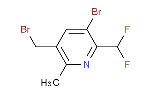 AM121838 | 1807023-12-6 | 3-Bromo-5-(bromomethyl)-2-(difluoromethyl)-6-methylpyridine