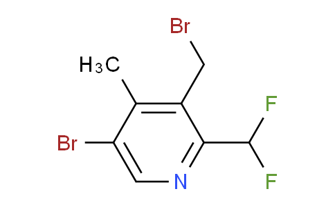 AM121841 | 1805246-40-5 | 5-Bromo-3-(bromomethyl)-2-(difluoromethyl)-4-methylpyridine
