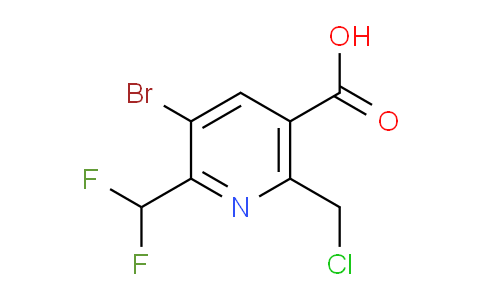 AM121842 | 1806917-44-1 | 3-Bromo-6-(chloromethyl)-2-(difluoromethyl)pyridine-5-carboxylic acid