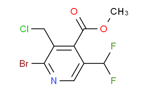 Methyl 2-bromo-3-(chloromethyl)-5-(difluoromethyl)pyridine-4-carboxylate