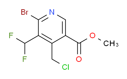 Methyl 2-bromo-4-(chloromethyl)-3-(difluoromethyl)pyridine-5-carboxylate