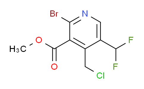 Methyl 2-bromo-4-(chloromethyl)-5-(difluoromethyl)pyridine-3-carboxylate