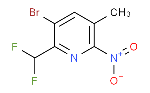 AM121857 | 1805430-94-7 | 3-Bromo-2-(difluoromethyl)-5-methyl-6-nitropyridine