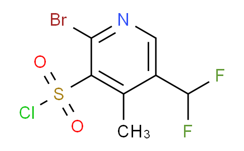 AM121860 | 1806996-07-5 | 2-Bromo-5-(difluoromethyl)-4-methylpyridine-3-sulfonyl chloride