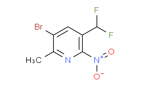 AM121866 | 1805381-63-8 | 3-Bromo-5-(difluoromethyl)-2-methyl-6-nitropyridine