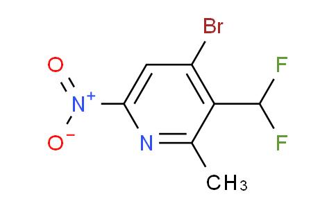 AM121876 | 1805929-21-8 | 4-Bromo-3-(difluoromethyl)-2-methyl-6-nitropyridine