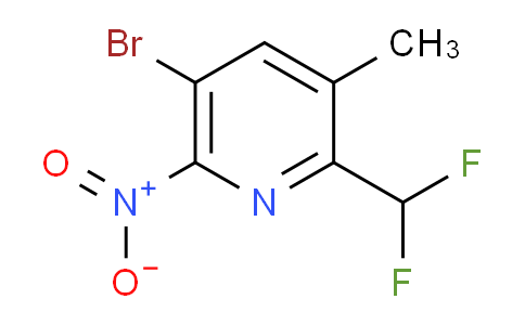 AM121881 | 1805381-90-1 | 5-Bromo-2-(difluoromethyl)-3-methyl-6-nitropyridine