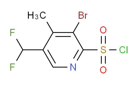 AM121882 | 1806996-35-9 | 3-Bromo-5-(difluoromethyl)-4-methylpyridine-2-sulfonyl chloride