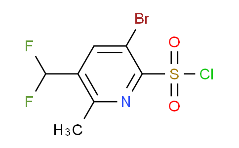 AM121884 | 1805442-85-6 | 3-Bromo-5-(difluoromethyl)-6-methylpyridine-2-sulfonyl chloride
