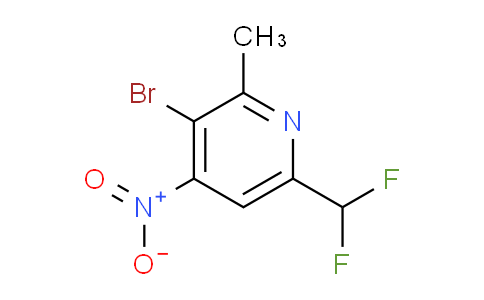 AM121885 | 1805381-97-8 | 3-Bromo-6-(difluoromethyl)-2-methyl-4-nitropyridine