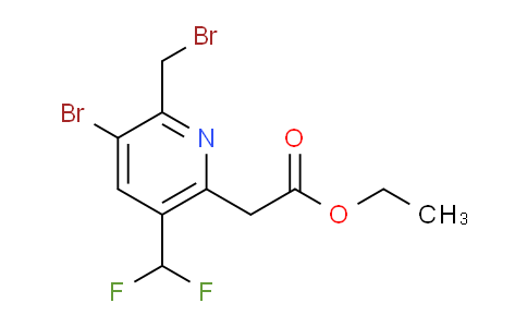 AM121891 | 1805388-22-0 | Ethyl 3-bromo-2-(bromomethyl)-5-(difluoromethyl)pyridine-6-acetate