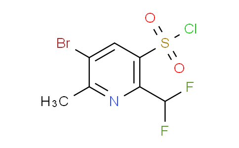 AM121895 | 1805938-97-9 | 3-Bromo-6-(difluoromethyl)-2-methylpyridine-5-sulfonyl chloride