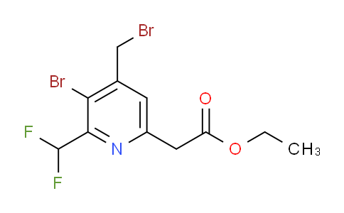 AM121896 | 1805388-32-2 | Ethyl 3-bromo-4-(bromomethyl)-2-(difluoromethyl)pyridine-6-acetate