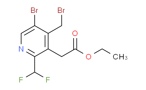 AM121899 | 1805951-40-9 | Ethyl 5-bromo-4-(bromomethyl)-2-(difluoromethyl)pyridine-3-acetate