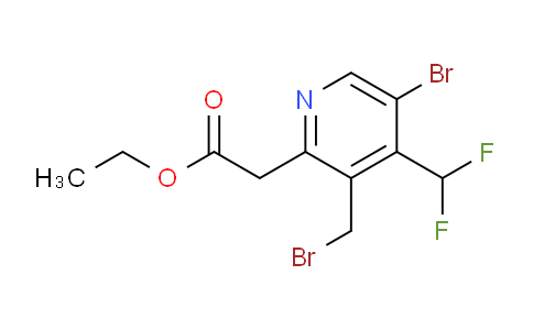 AM121902 | 1805951-53-4 | Ethyl 5-bromo-3-(bromomethyl)-4-(difluoromethyl)pyridine-2-acetate