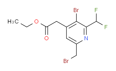 AM121920 | 1806869-17-9 | Ethyl 3-bromo-6-(bromomethyl)-2-(difluoromethyl)pyridine-4-acetate