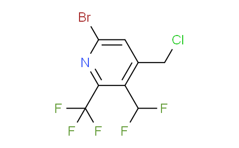 AM121928 | 1805368-88-0 | 6-Bromo-4-(chloromethyl)-3-(difluoromethyl)-2-(trifluoromethyl)pyridine