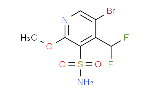 5-Bromo-4-(difluoromethyl)-2-methoxypyridine-3-sulfonamide