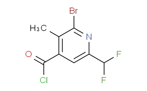 2-Bromo-6-(difluoromethyl)-3-methylpyridine-4-carbonyl chloride