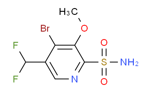 4-Bromo-5-(difluoromethyl)-3-methoxypyridine-2-sulfonamide