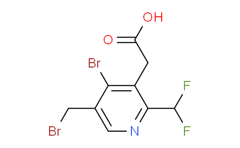 AM121958 | 1807001-71-3 | 4-Bromo-5-(bromomethyl)-2-(difluoromethyl)pyridine-3-acetic acid