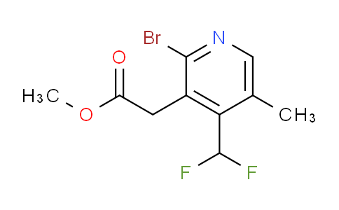 AM121959 | 1805242-69-6 | Methyl 2-bromo-4-(difluoromethyl)-5-methylpyridine-3-acetate