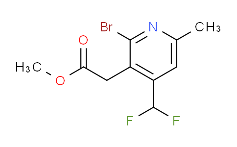 AM121961 | 1805242-77-6 | Methyl 2-bromo-4-(difluoromethyl)-6-methylpyridine-3-acetate