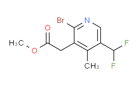 Methyl 2-bromo-5-(difluoromethyl)-4-methylpyridine-3-acetate