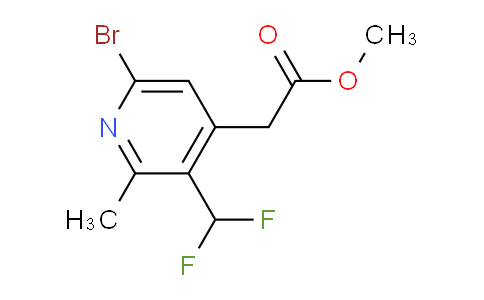 AM121964 | 1805342-21-5 | Methyl 6-bromo-3-(difluoromethyl)-2-methylpyridine-4-acetate