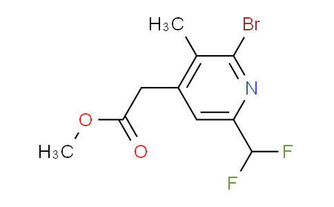 AM121966 | 1806867-75-3 | Methyl 2-bromo-6-(difluoromethyl)-3-methylpyridine-4-acetate