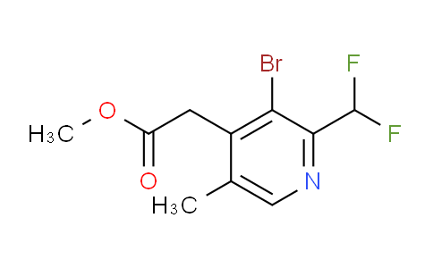 AM121971 | 1805169-75-8 | Methyl 3-bromo-2-(difluoromethyl)-5-methylpyridine-4-acetate