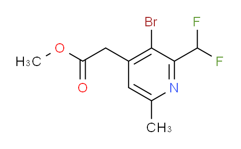 AM121972 | 1806868-73-4 | Methyl 3-bromo-2-(difluoromethyl)-6-methylpyridine-4-acetate