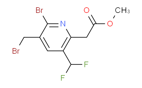 AM121973 | 1806973-16-9 | Methyl 2-bromo-3-(bromomethyl)-5-(difluoromethyl)pyridine-6-acetate