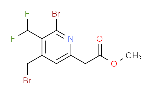 AM121976 | 1806861-16-4 | Methyl 2-bromo-4-(bromomethyl)-3-(difluoromethyl)pyridine-6-acetate