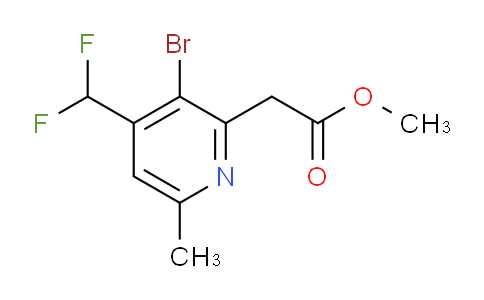 Methyl 3-bromo-4-(difluoromethyl)-6-methylpyridine-2-acetate