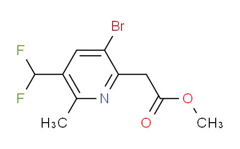 AM121980 | 1805242-97-0 | Methyl 3-bromo-5-(difluoromethyl)-6-methylpyridine-2-acetate