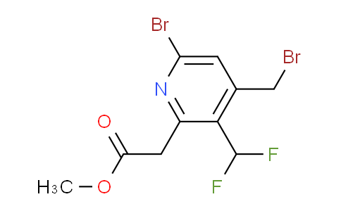 AM121982 | 1805950-68-8 | Methyl 6-bromo-4-(bromomethyl)-3-(difluoromethyl)pyridine-2-acetate