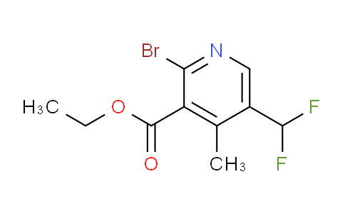 Ethyl 2-bromo-5-(difluoromethyl)-4-methylpyridine-3-carboxylate