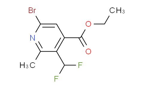 AM121985 | 1805436-17-2 | Ethyl 6-bromo-3-(difluoromethyl)-2-methylpyridine-4-carboxylate