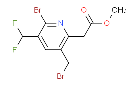 AM121986 | 1805950-75-7 | Methyl 2-bromo-5-(bromomethyl)-3-(difluoromethyl)pyridine-6-acetate