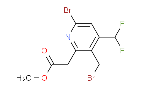 AM121987 | 1806973-71-6 | Methyl 6-bromo-3-(bromomethyl)-4-(difluoromethyl)pyridine-2-acetate