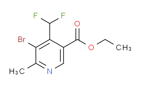 AM121997 | 1805375-49-8 | Ethyl 3-bromo-4-(difluoromethyl)-2-methylpyridine-5-carboxylate